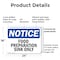 Signmission Food Preparation Sink Only, 24 in W x Rectangle, Plastic OS-2PACK-NS-P-1824-L-12835 - alternate 6